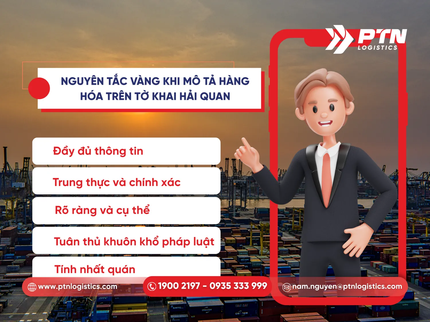 Các nguyên tắc vàng khi mô tả hàng hóa trên tờ khai hải quan