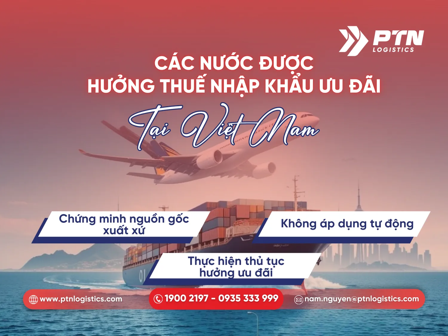 Các nước được hưởng thuế nhập khẩu ưu đãi tại Việt Nam