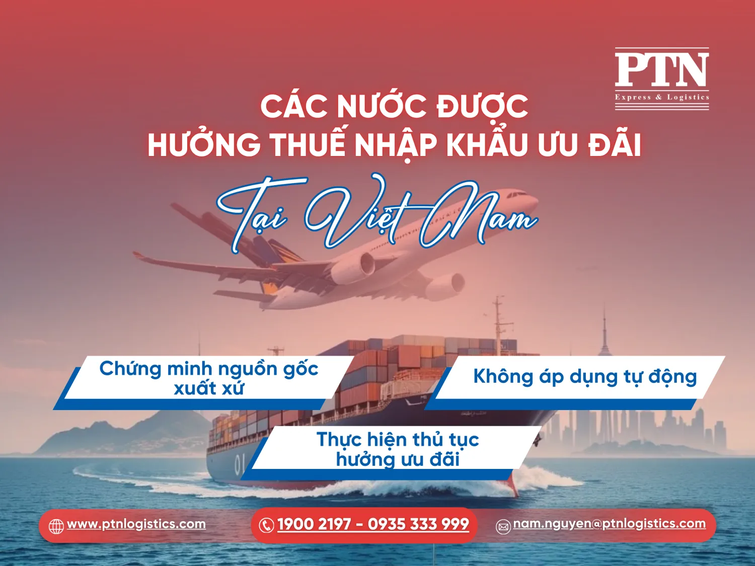 Các nước được hưởng thuế nhập khẩu ưu đãi