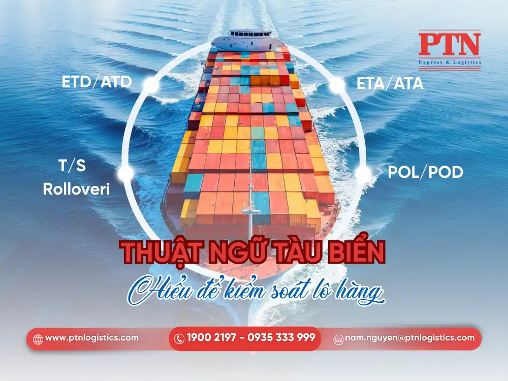 Các thuật ngữ thường gặp khi tra cứu hành trình tàu biển