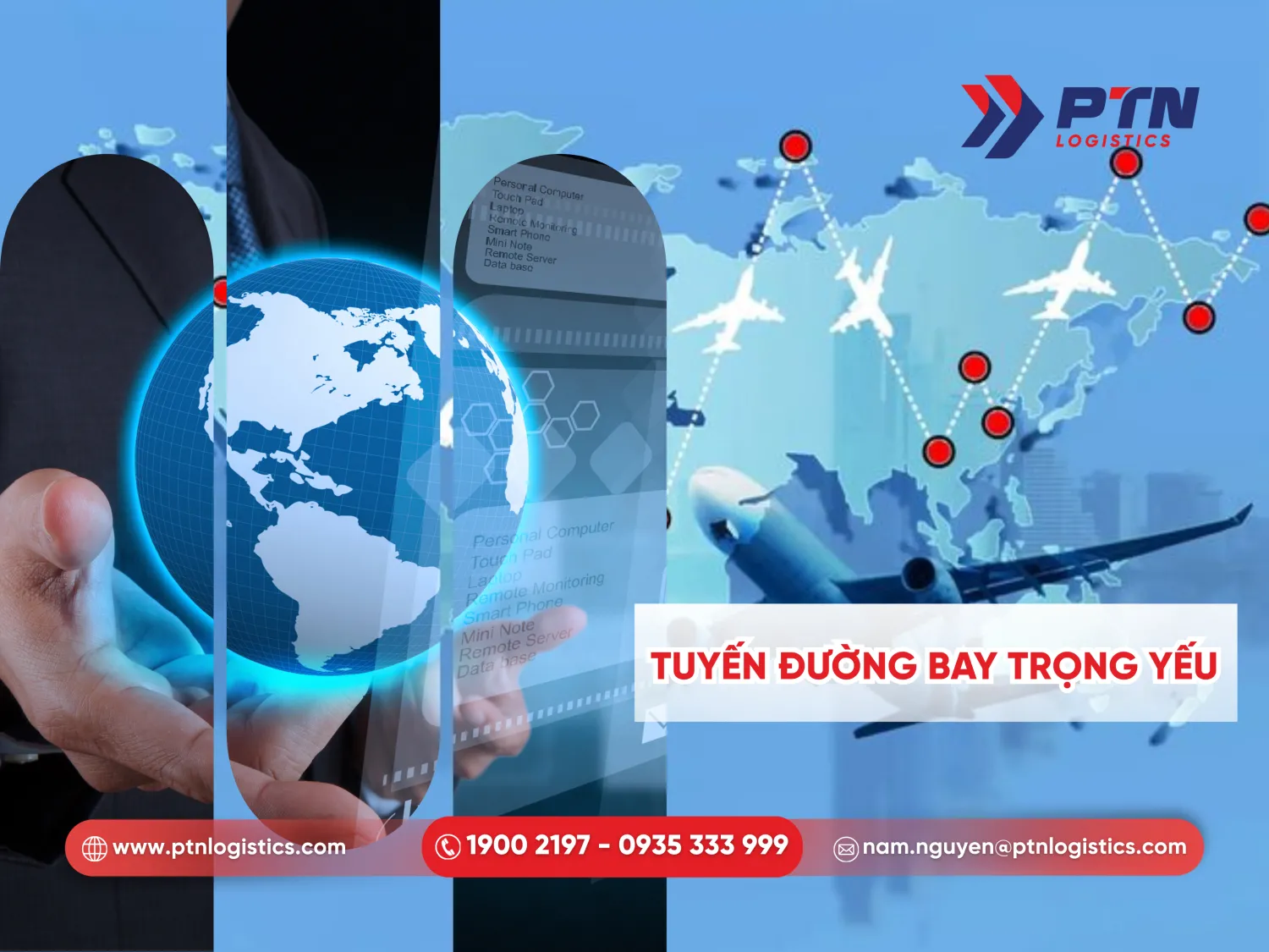 Các tuyến đường bay trọng yếu