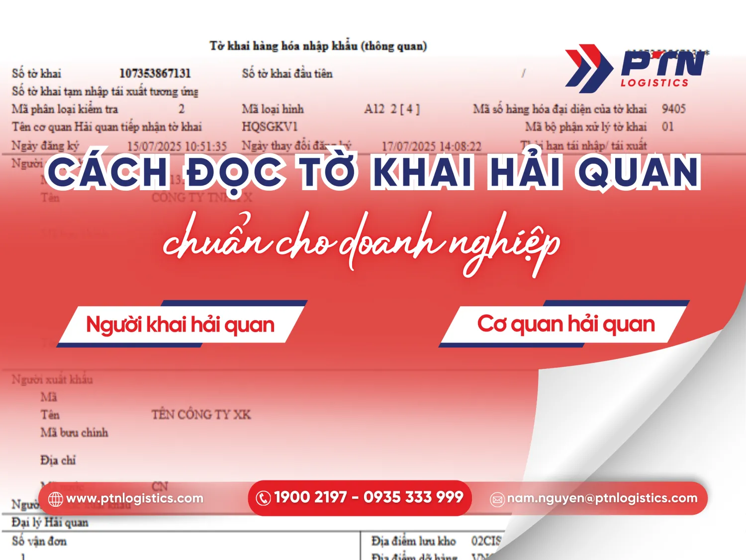 Cách đọc tờ khai hải quan chuẩn cho doanh nghiệp