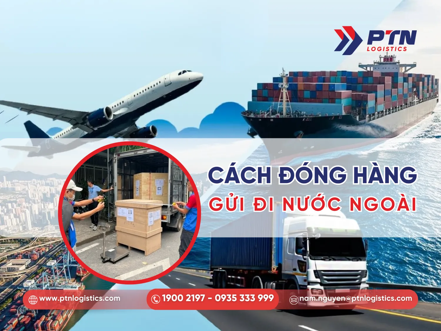 Cách đóng hàng gửi đi nước ngoài