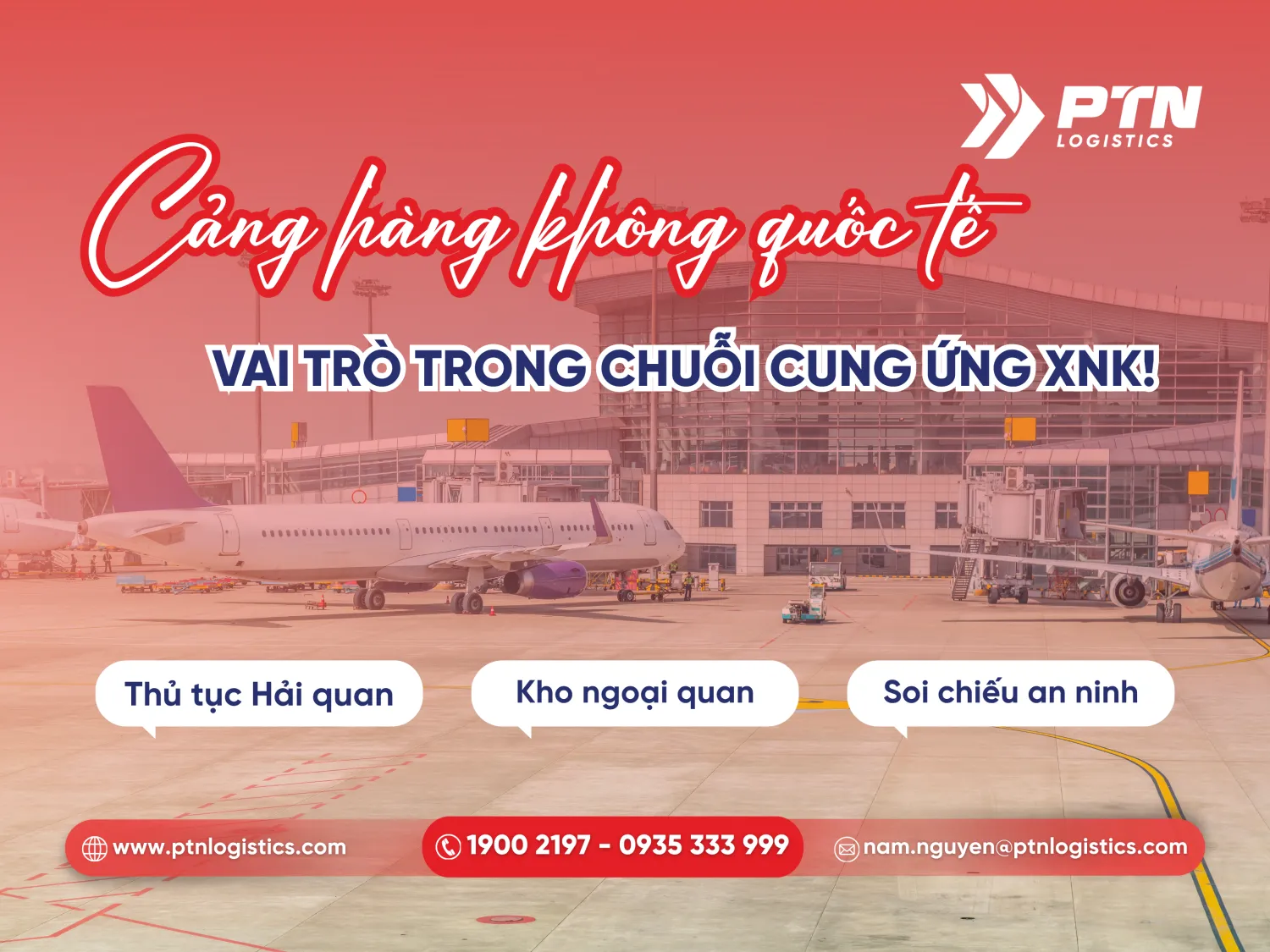 Cảng hàng không quốc tế: Vai trò trong chuỗi cung ứng