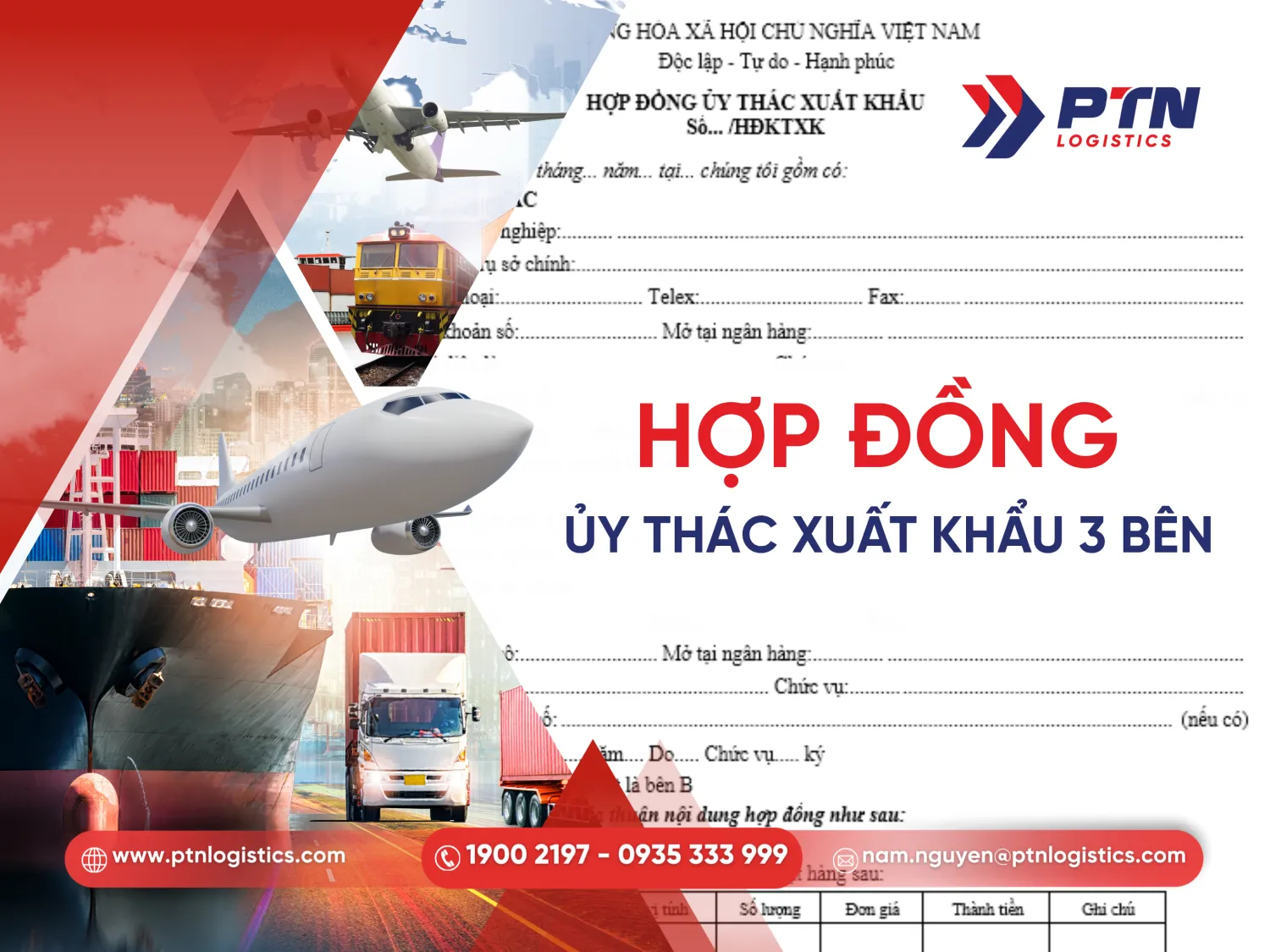 Chi tiết về hợp đồng ủy thác xuất khẩu 3 bên