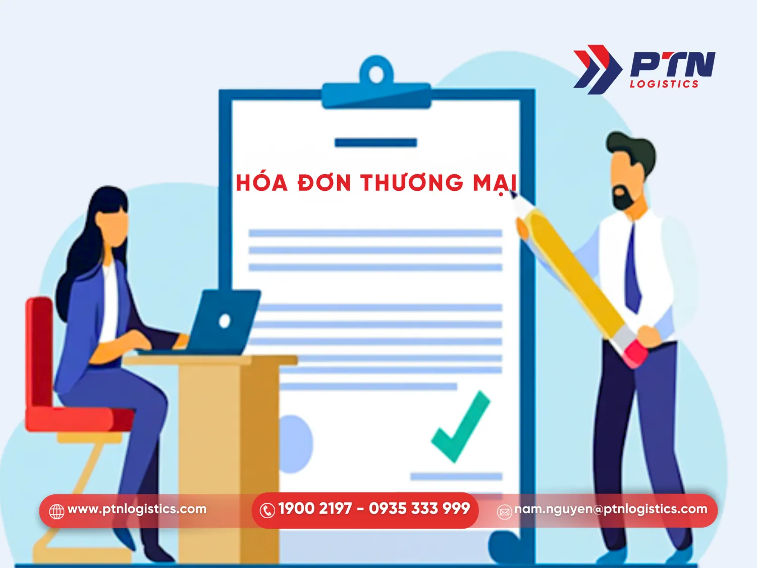 Chuẩn bị hóa đơn thương mại khi gửi hàng đông lạnh