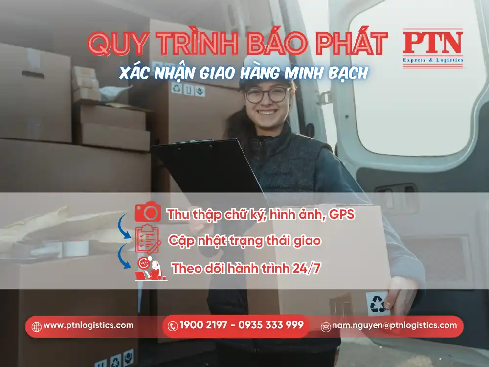 Cơ chế hoạt động của dịch vụ chuyển phát nhanh có báo phát