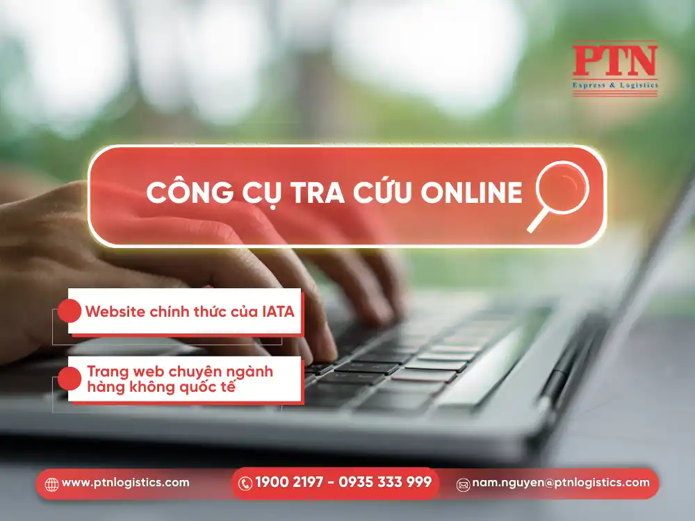 Công cụ tra cứu mã IATA online