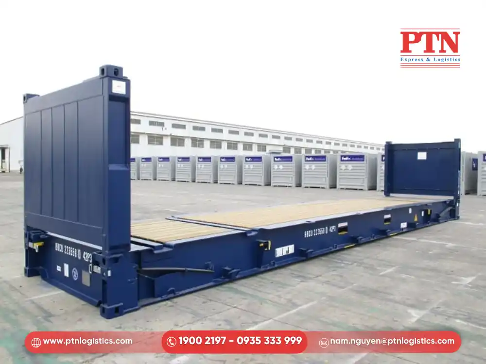 Container mặt bằng ( Flat rack container)