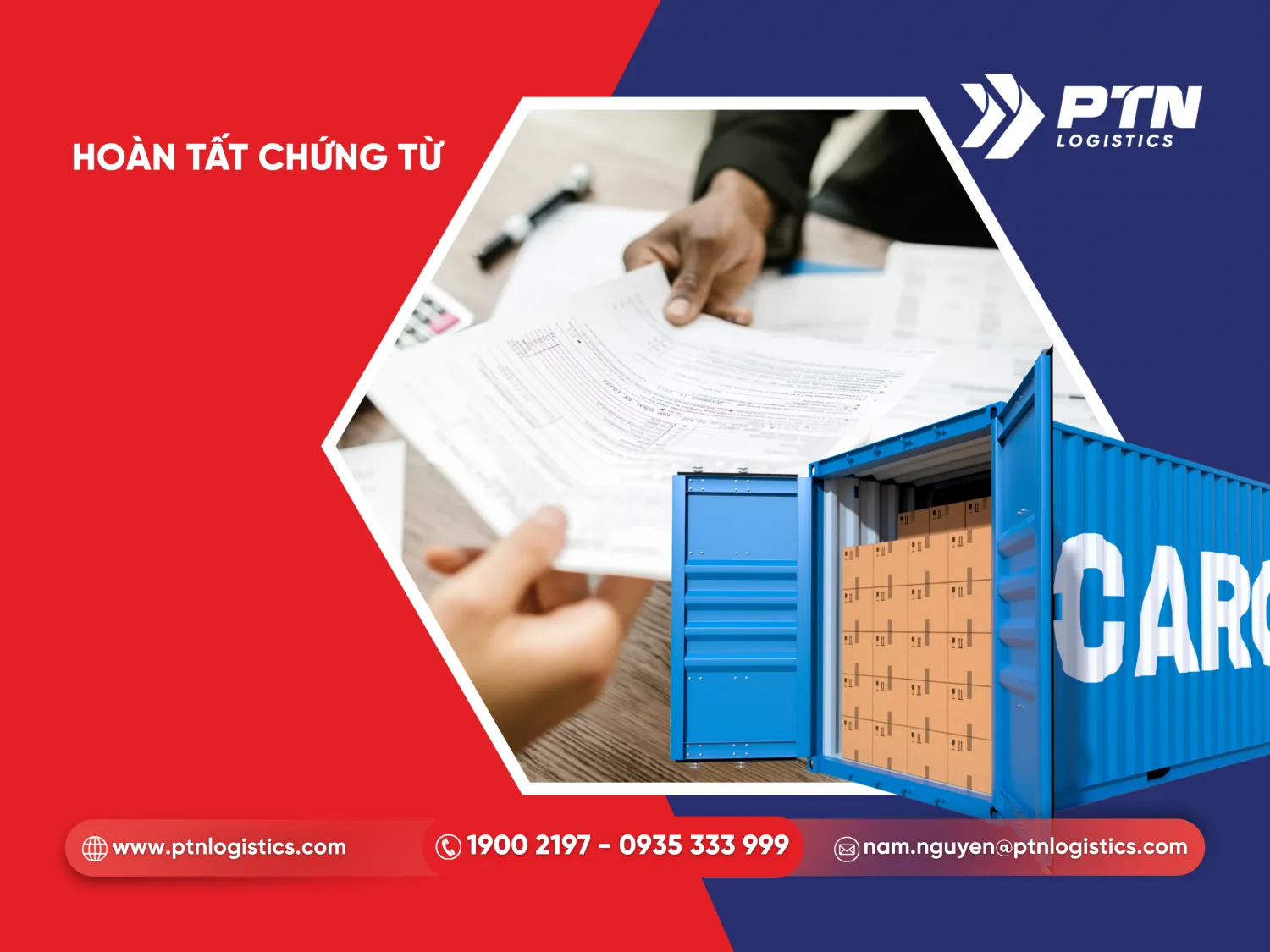 Dãn nhán, hoàn tất chứng từ