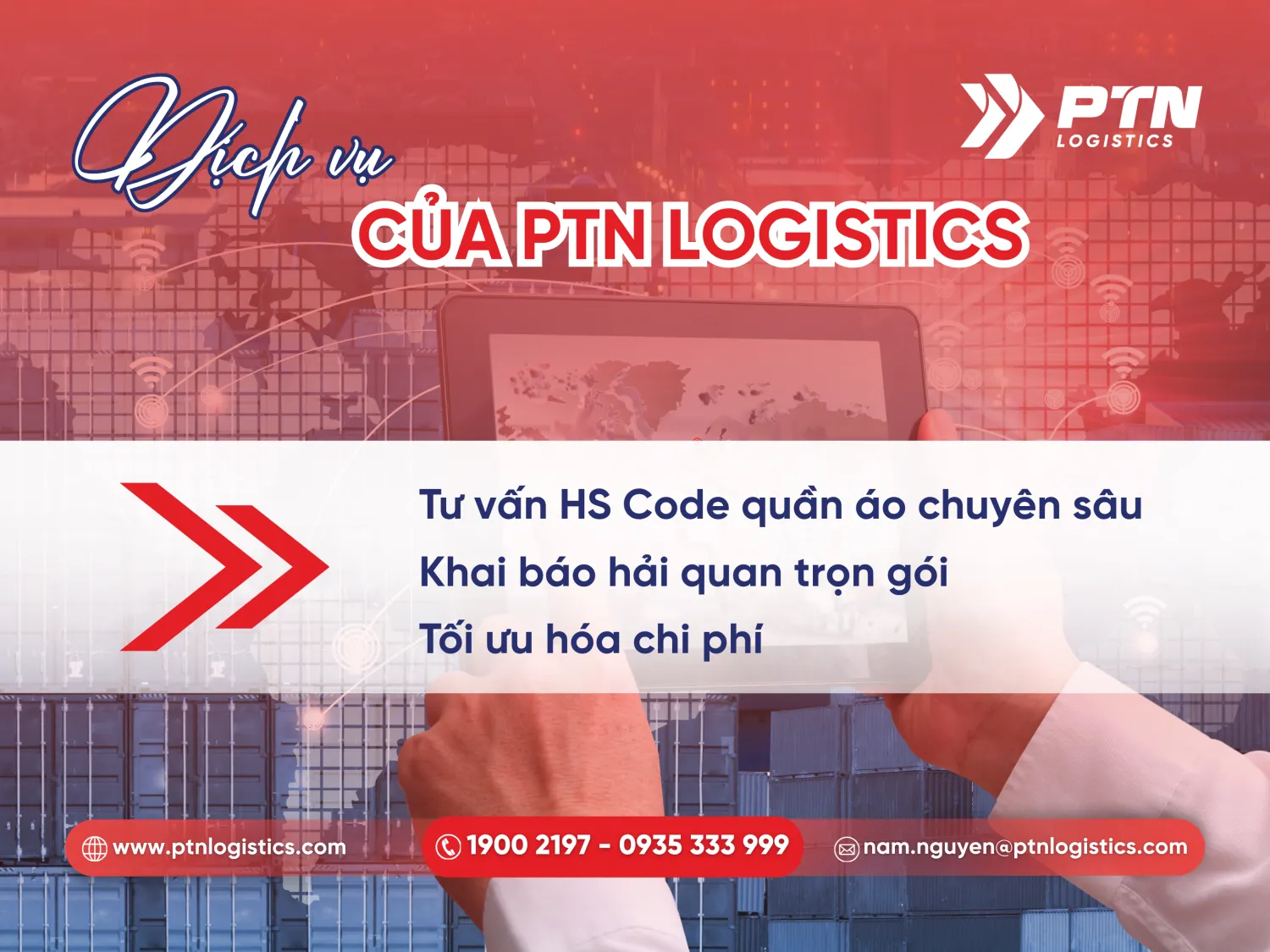 Dịch vụ logistics của PTN