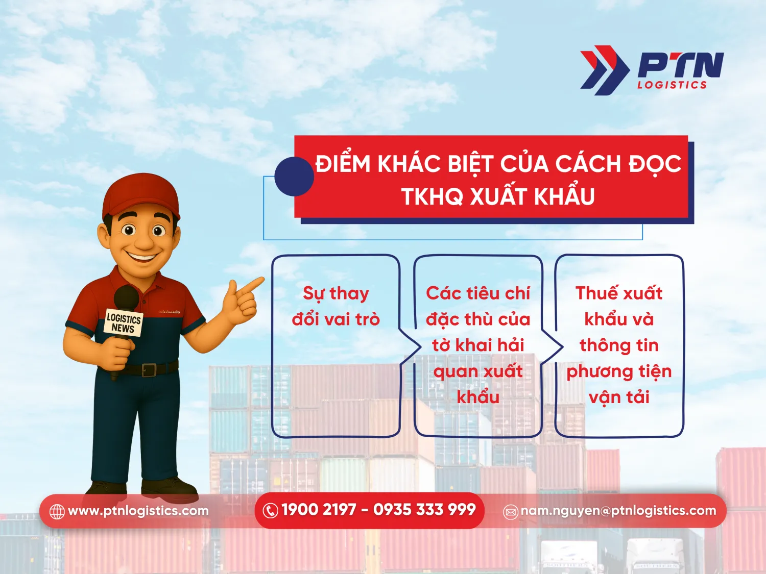 Điểm khác biệt của cách đọc tờ khai hải quan xuất khẩu