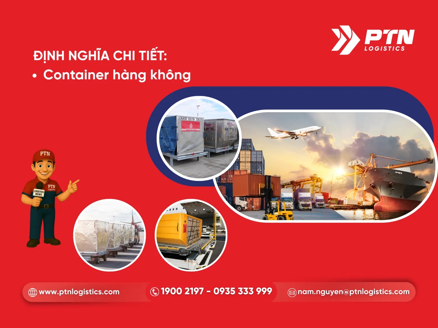 Định nghĩa chi tiết về container hàng không