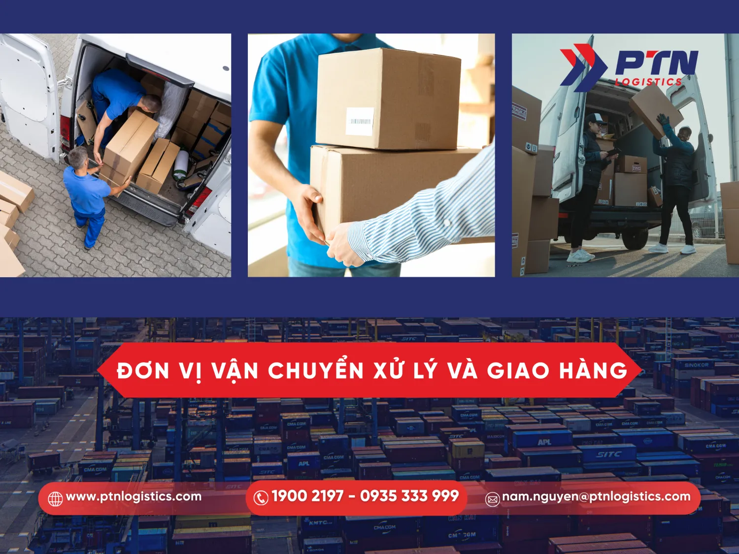 Đơn vị vận chuyển xử lý và giao hàng