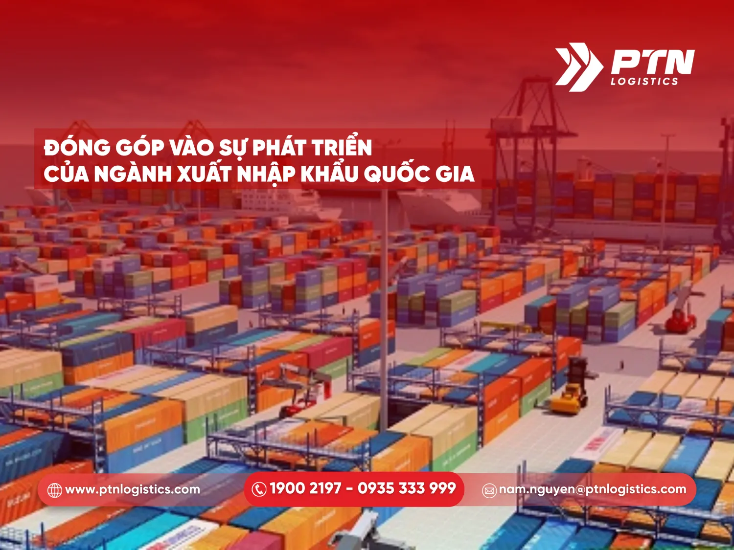Đóng góp vào sự xuất phát triển của ngành xuất nhập khẩu của quốc gia