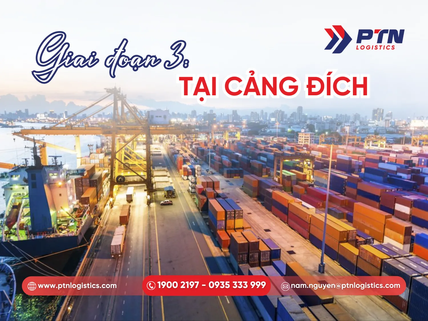 Giai đoạn tại cảng đích