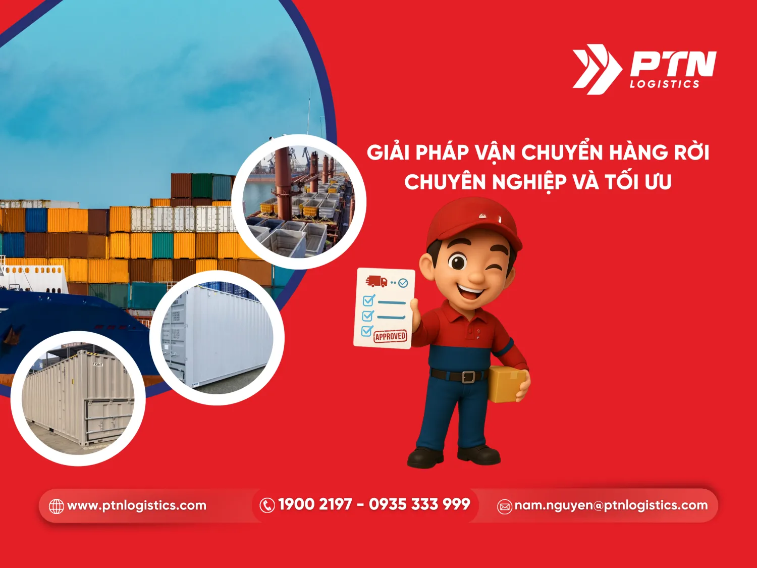 Giải pháp vận chuyển hàng rời chuyên nghiệp và tối ưu