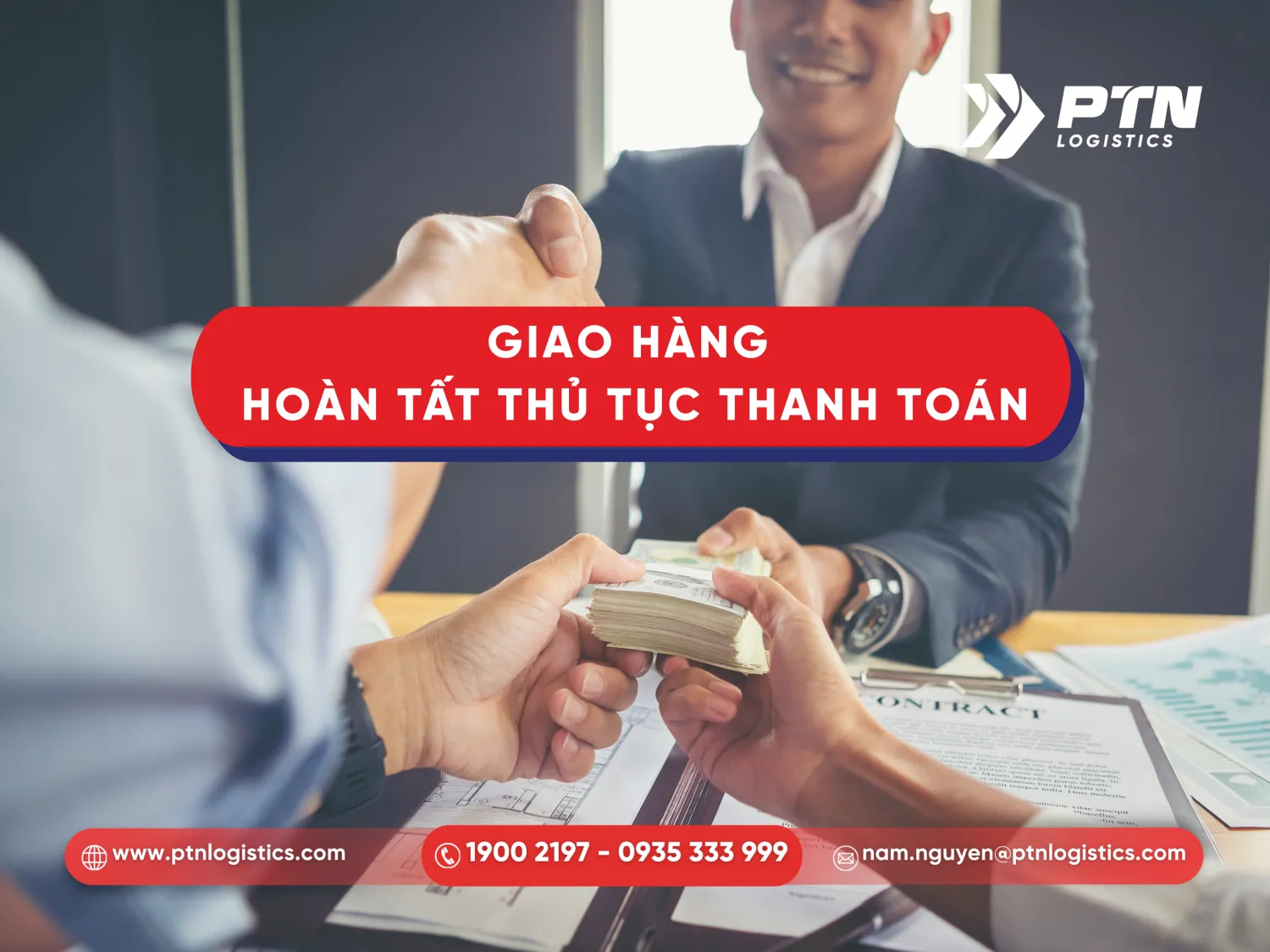 Giao hàng cho nhà nhập khẩu và hoàn tất thanh toán