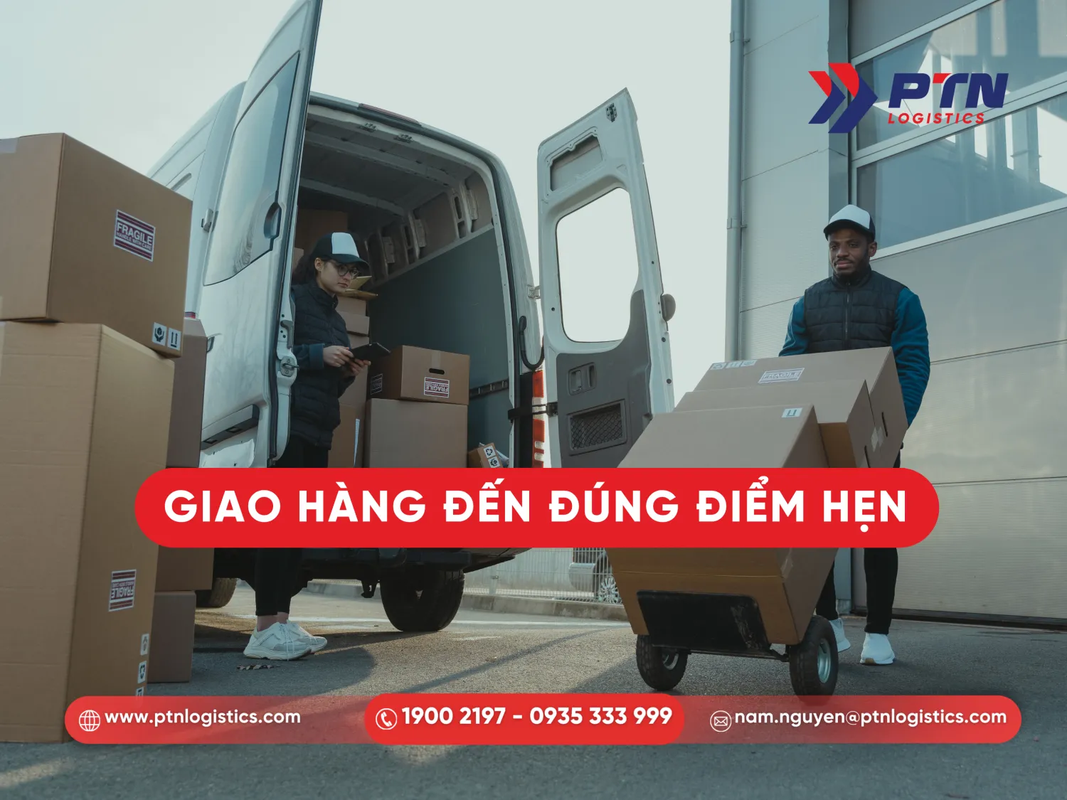 Giao hàng đến điểm đã hẹn