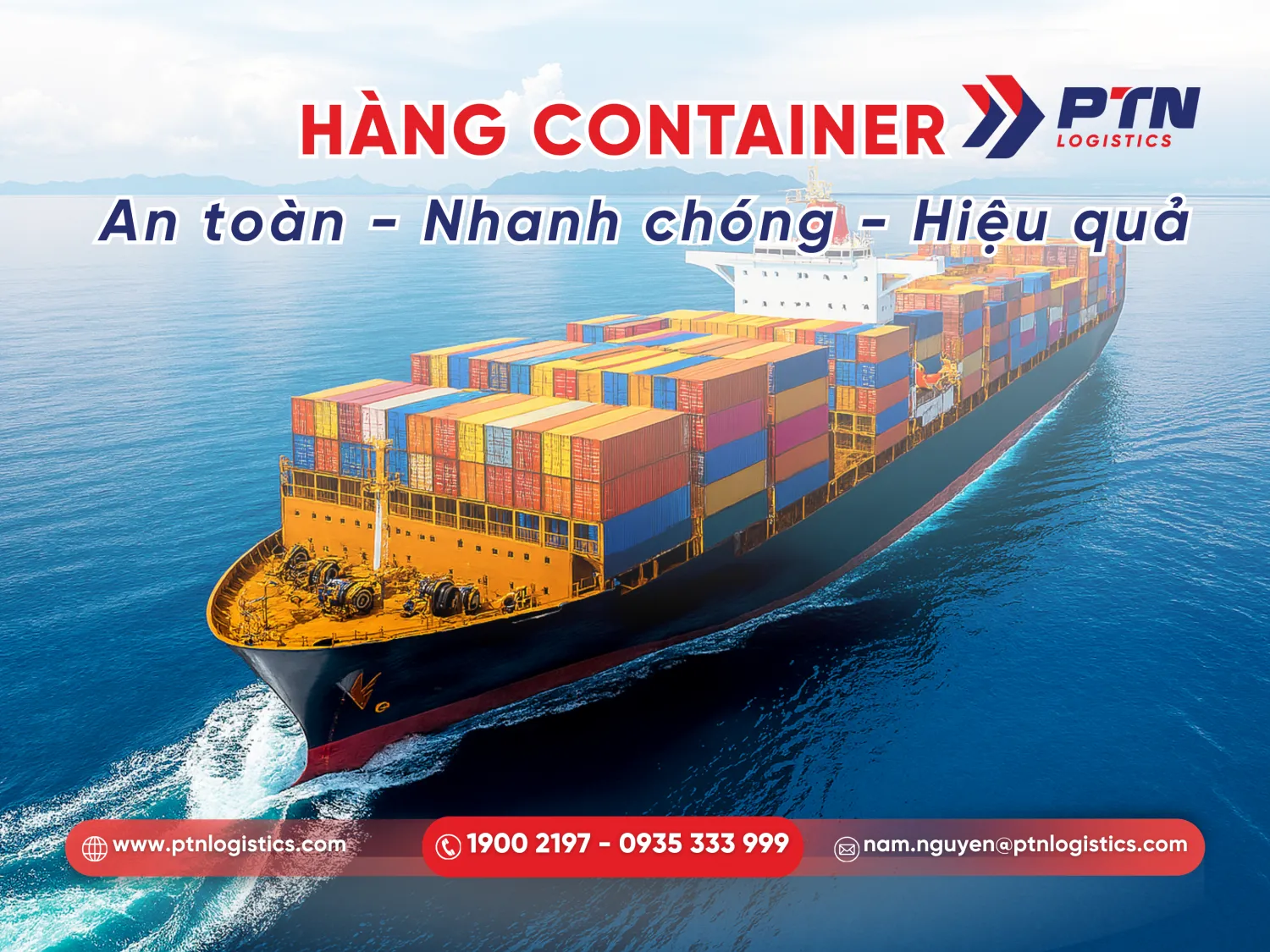 Hàng container trong vận tải đường biển