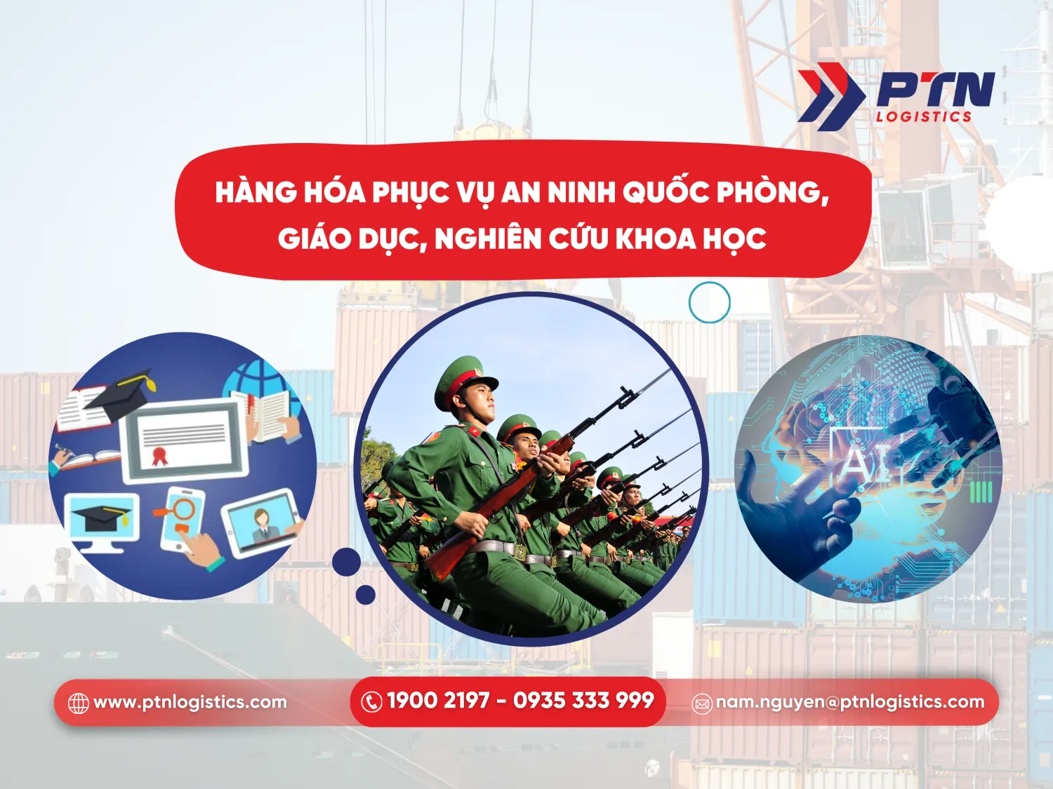 Hàng hóa phục vụ an ninh quốc phòng giáo dục và nghiên cứu khoa học