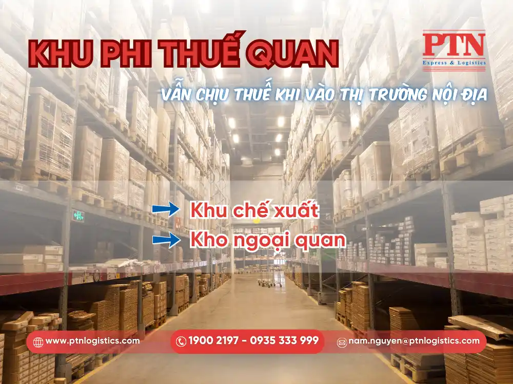 Hàng nhập từ khu phi thuế quan phải chịu thuế nhập khẩu