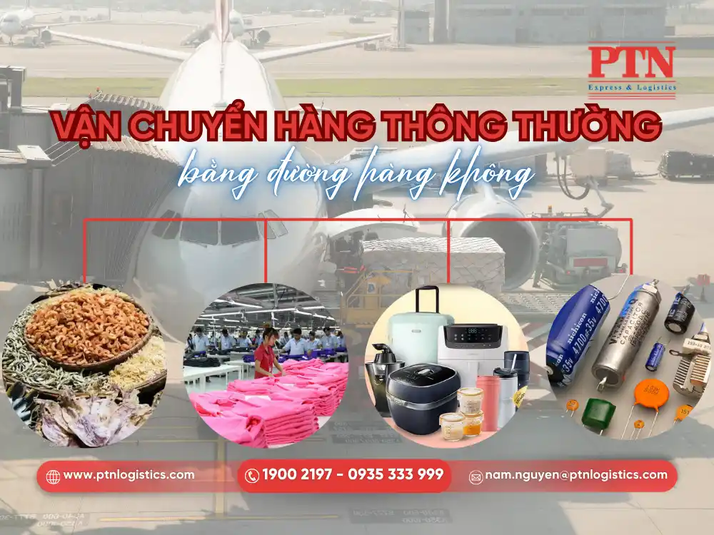 Hàng thông thường vận chuyển bằng đường hàng không