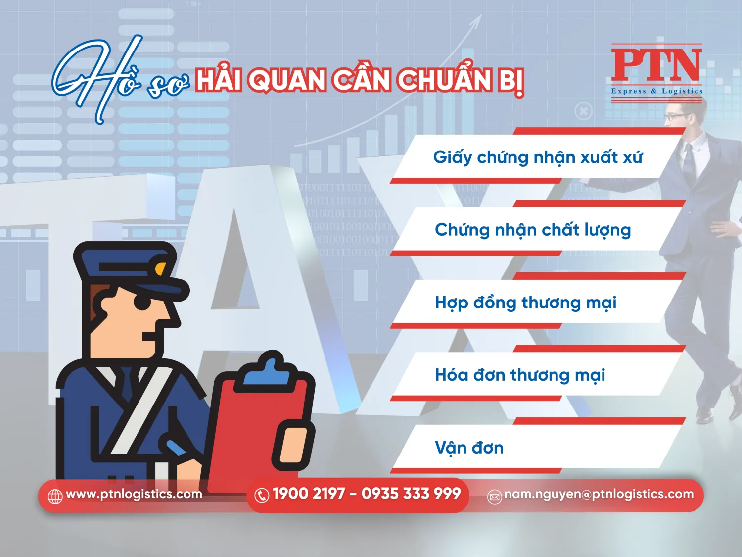 Hò sơ hải quan chuẩn bị đầy đủ