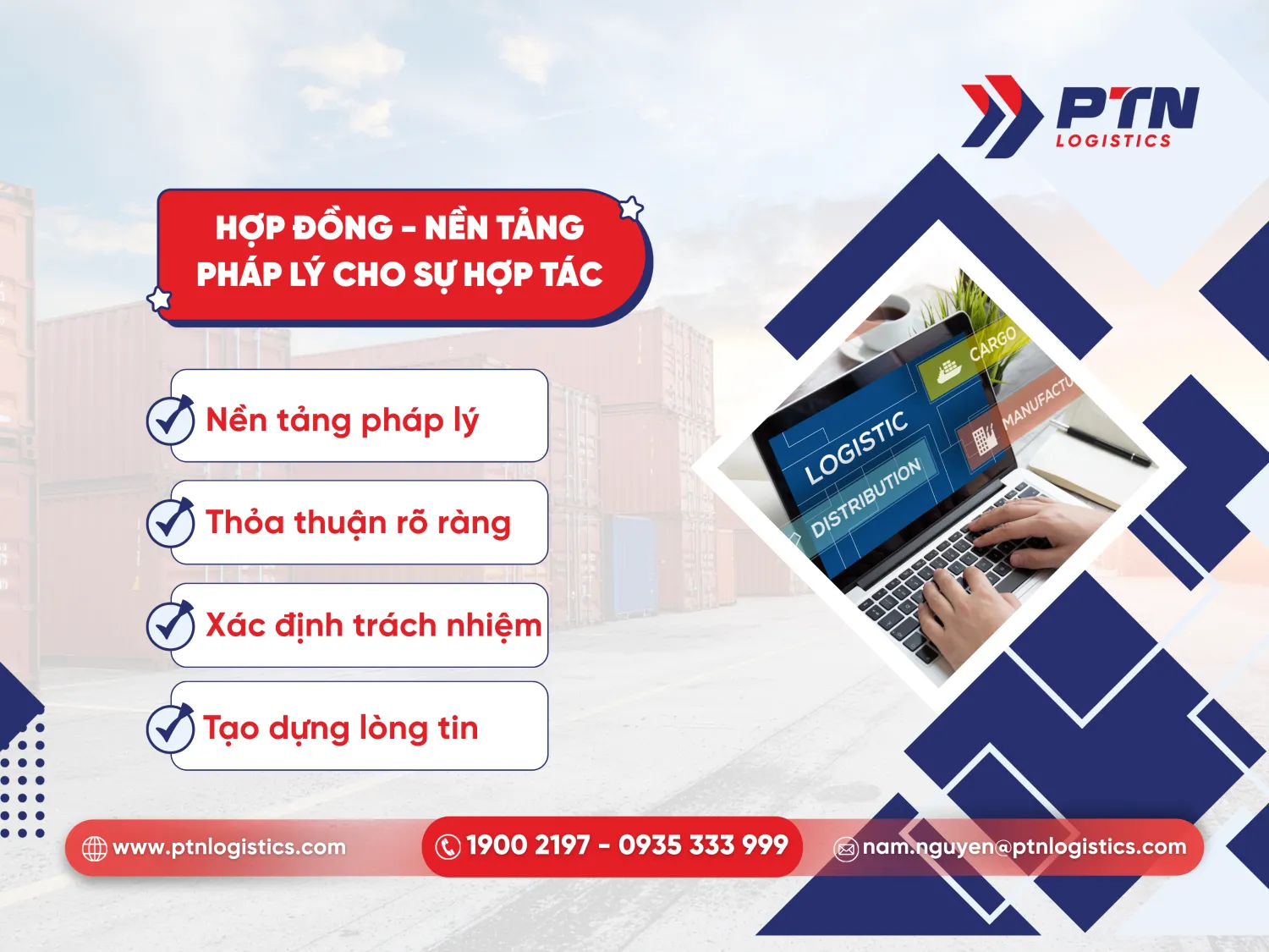 Hợp đồng là nền tảng pháp lý cho sự hợp tác