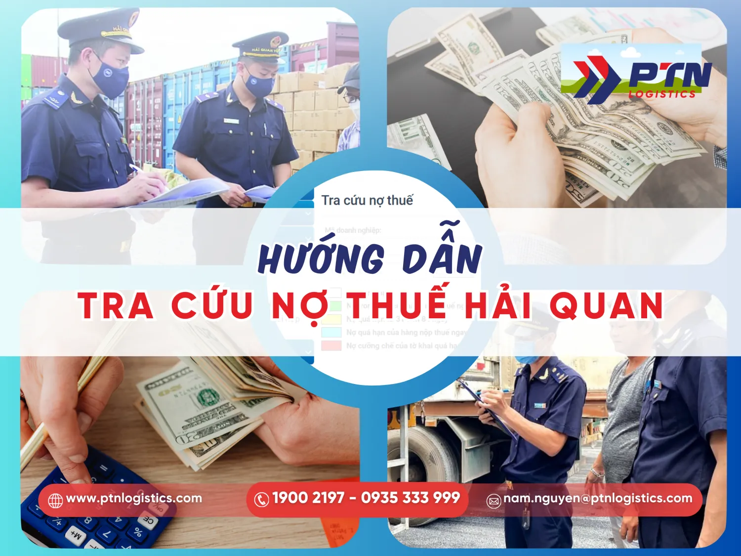 Hướng dẫn cách tra cứu nợ thuế hải quan