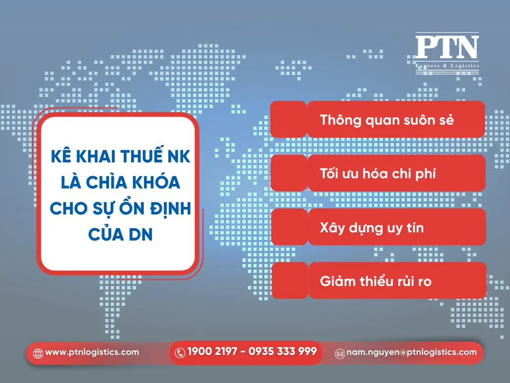 Kê khai thuế nhập khẩu là chìa khóa cho sự ổn định của doanh nghiệp