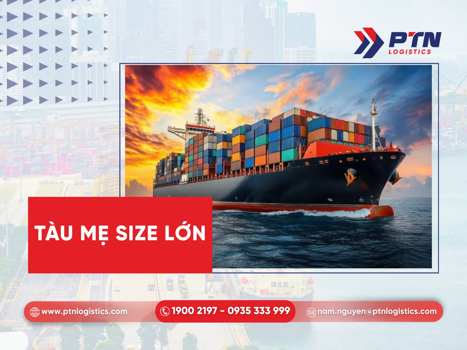 Khả năng tiếp nhận các tàu mẹ size lớn