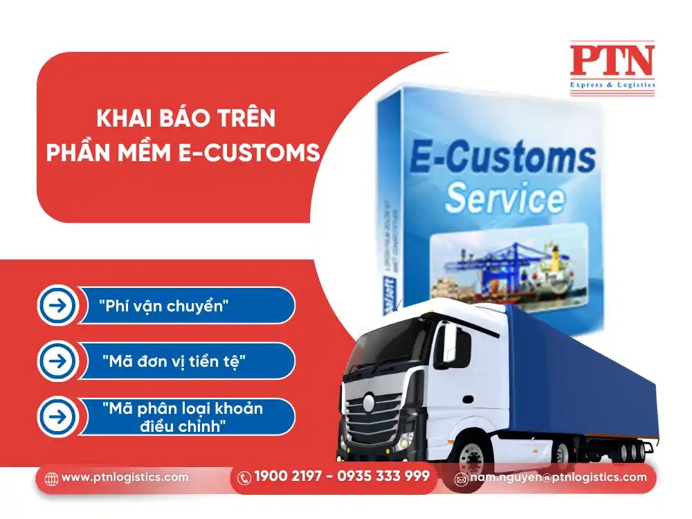 Khai báo trên phần mềm E-Customs