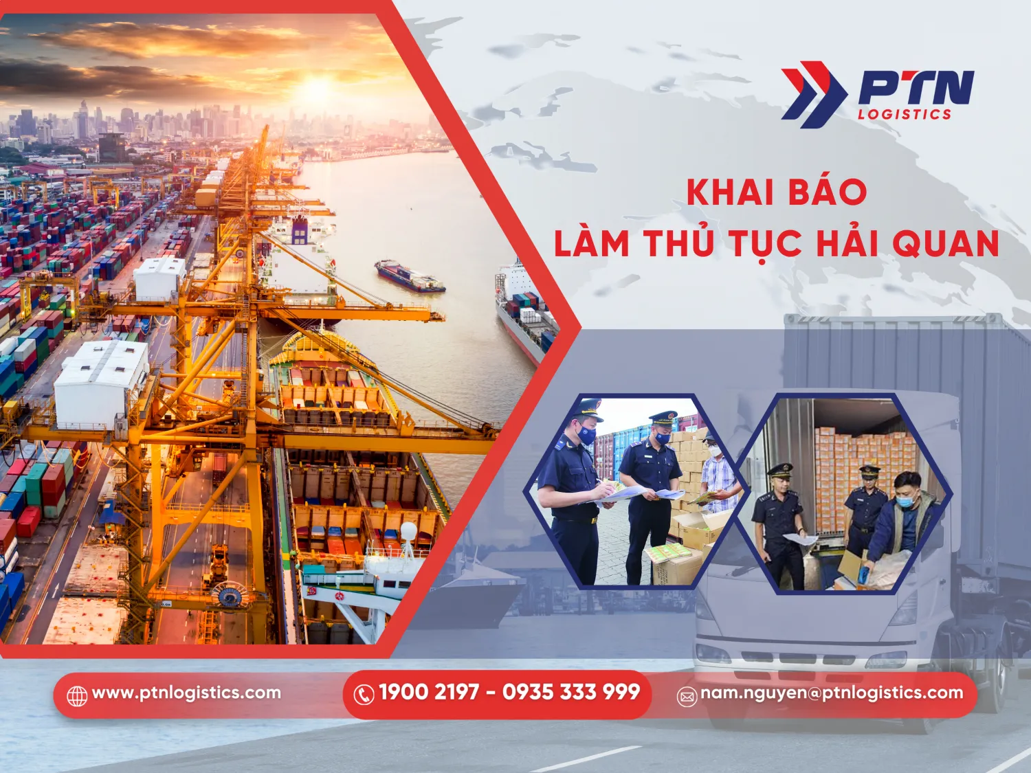 Khai báo và làm các thủ tục hải quan