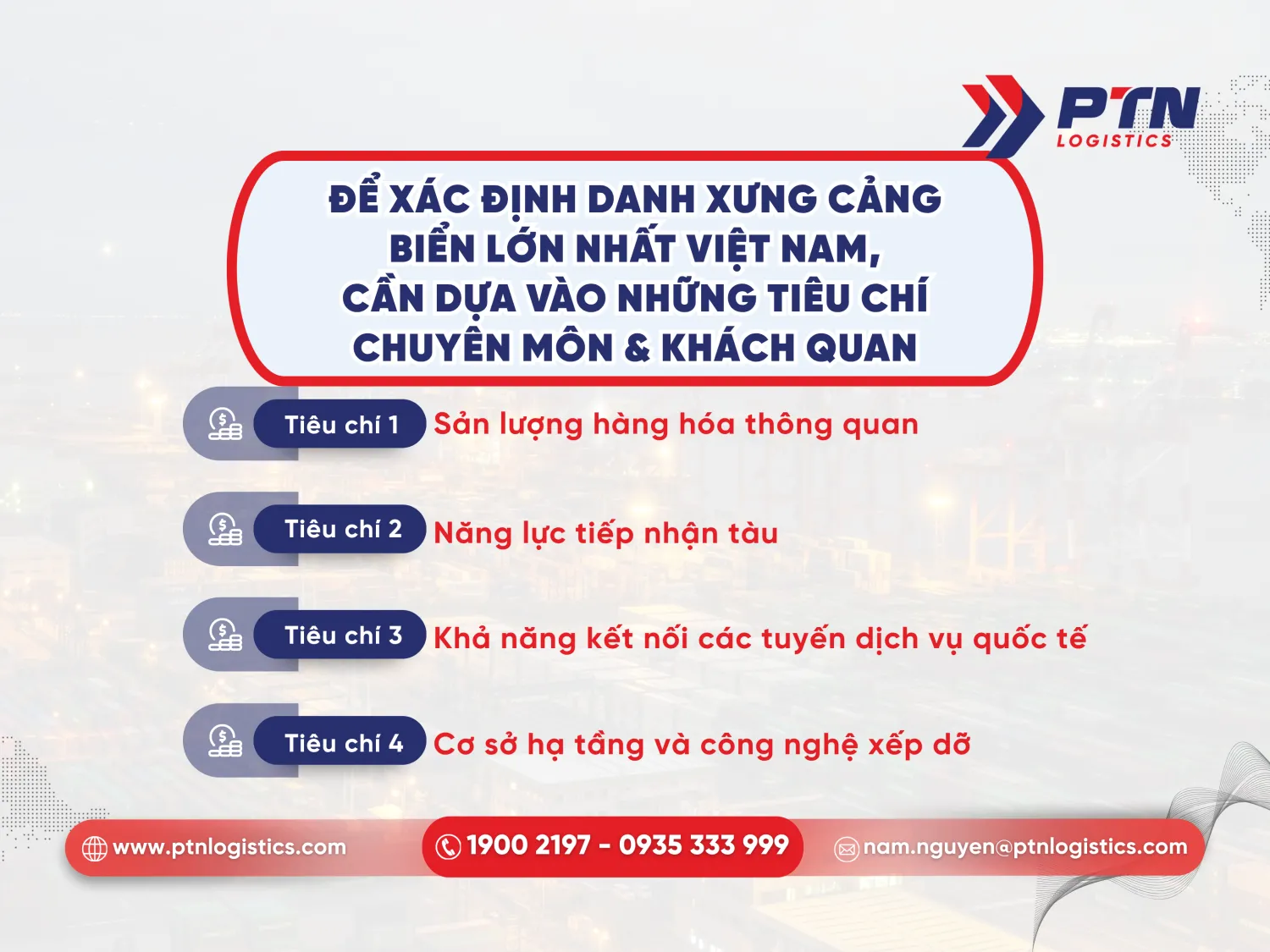 Khám phá danh xưng cảng biển lớn nhất của Việt Nam