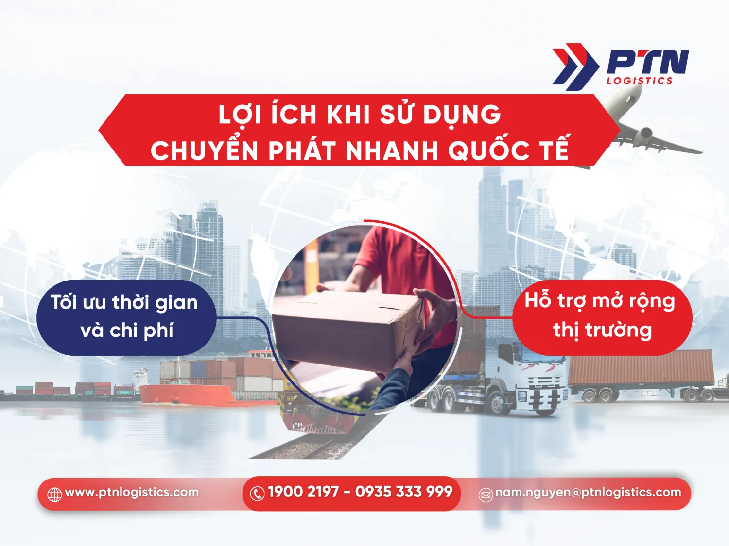 lợi ích khi sử dụng chuyển phát nhanh quốc tế