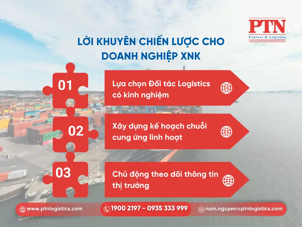 Lời khuyên chiến lược cho doanh nghiệp XNK