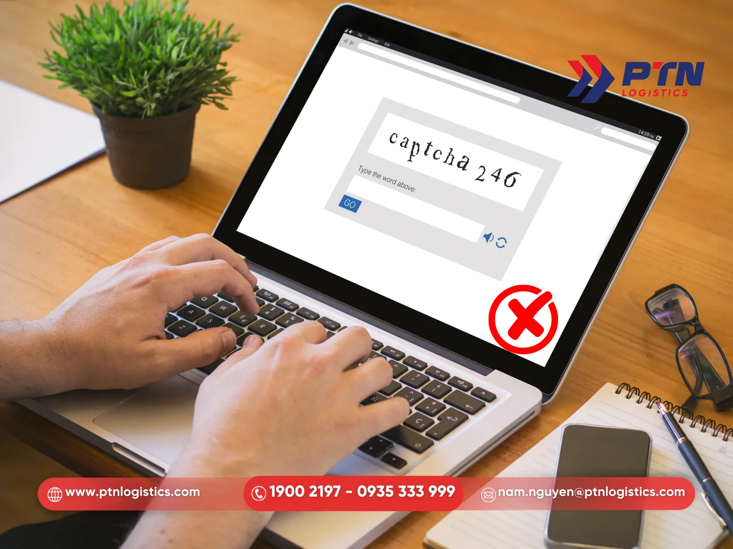 Lỗi sai phổ biến khi nhập mã capcha