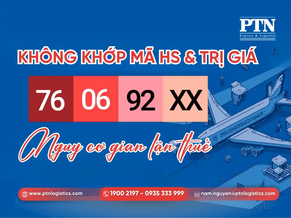 Lỗi về không khớp mã HS và giá trị hải quan