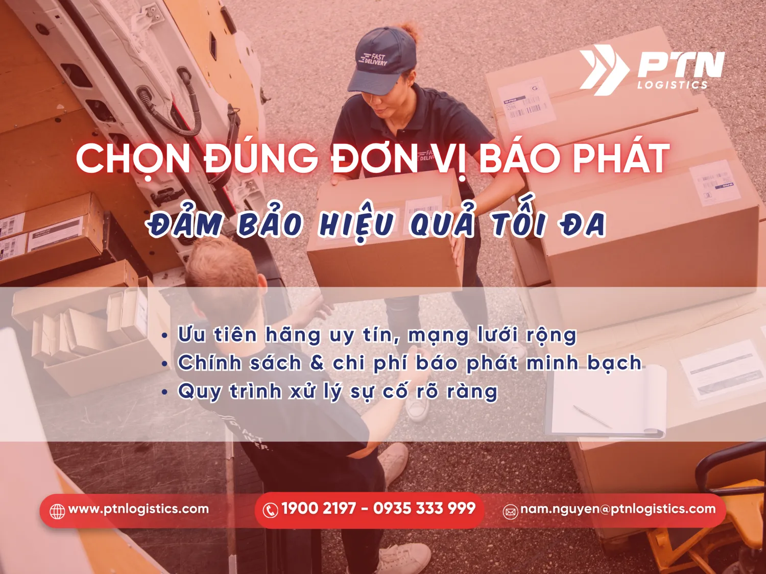 Lưu ý khi lựa chọn dịch vụ chuyển phát nhanh có báo phát