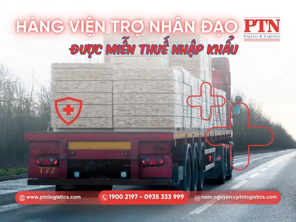 Miễn thuế nhập khẩu cho hàng viện trợ nhân đạo
