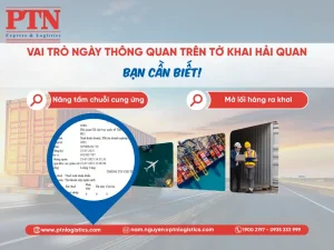 Ngày thông quan trên tờ khai hải quan