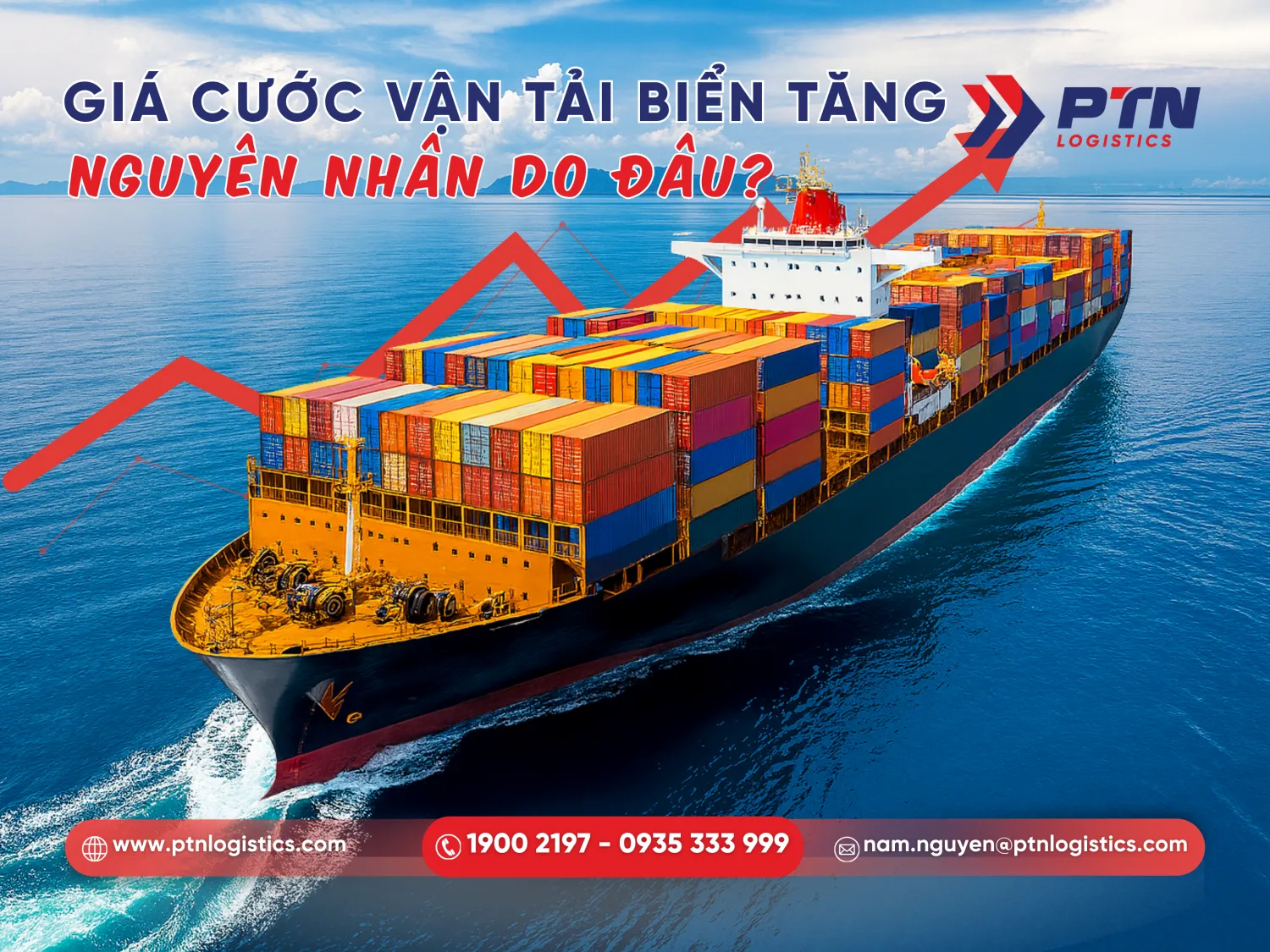 Nguyên nhân giá cước vận tải biển tăng