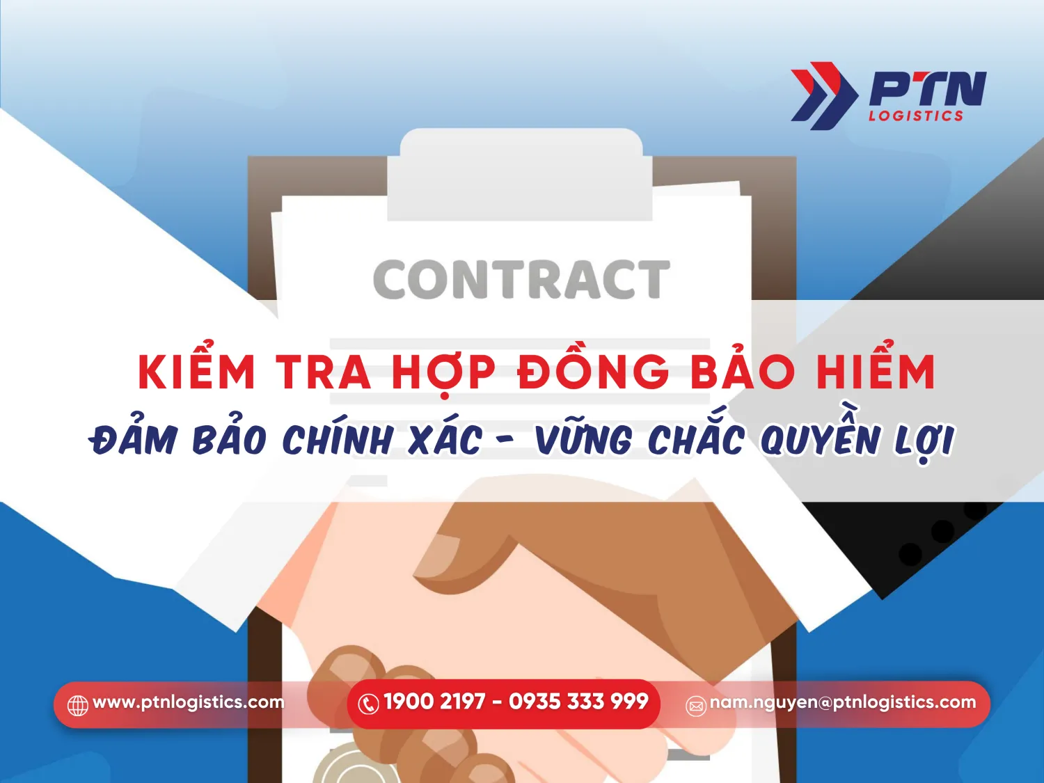 Nhận và kiểm tra hợp đồng