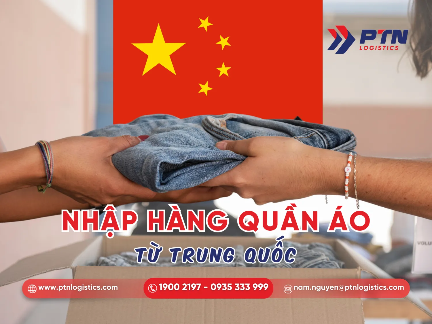 Nhập hàng quần áo từ Trung Quốc đơn giản nhất