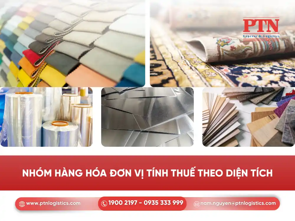 Nhóm hàng hóa đơn vị tính thuế theo diện tích