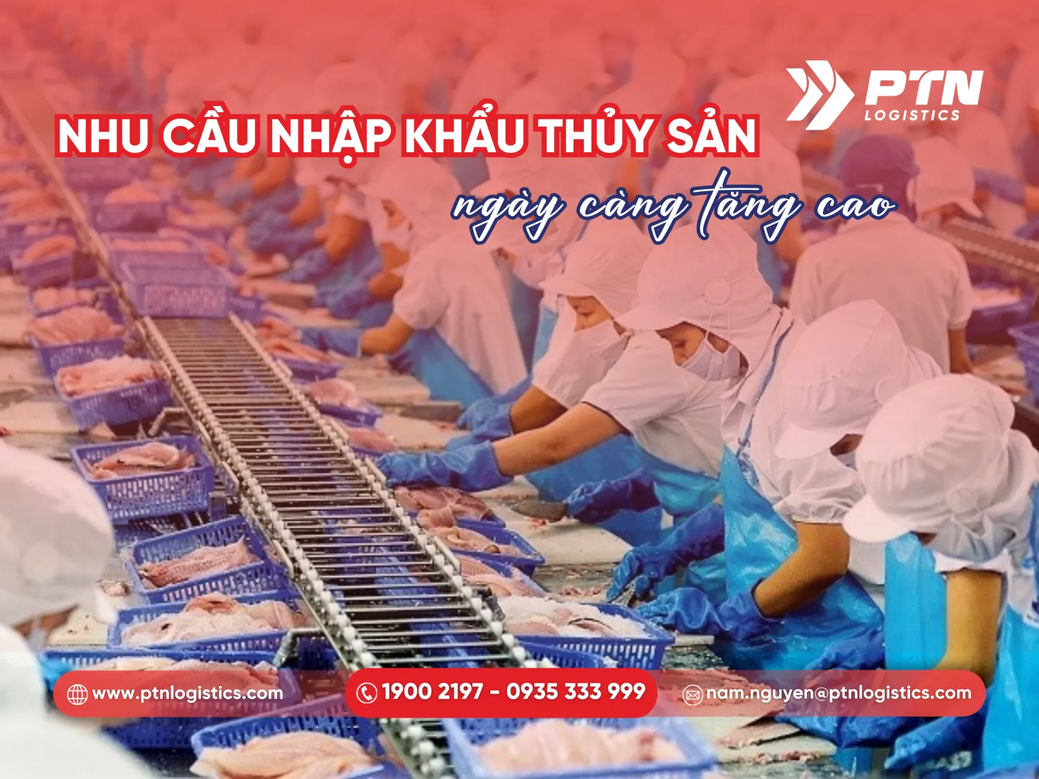 Nhu cầu nhập khẩu thủy sản ngày càng tăng cao