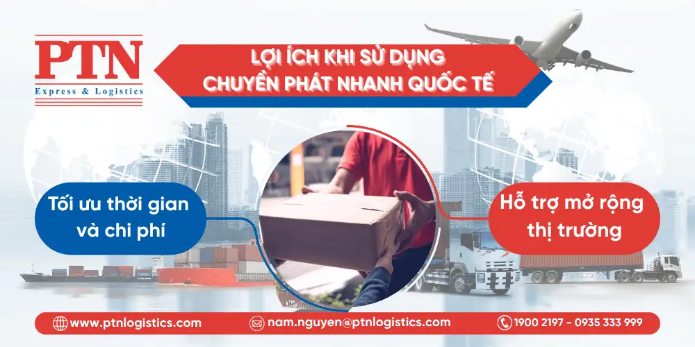 Những lợi ích khi sử dụng chuyển phát nhanh quốc tế