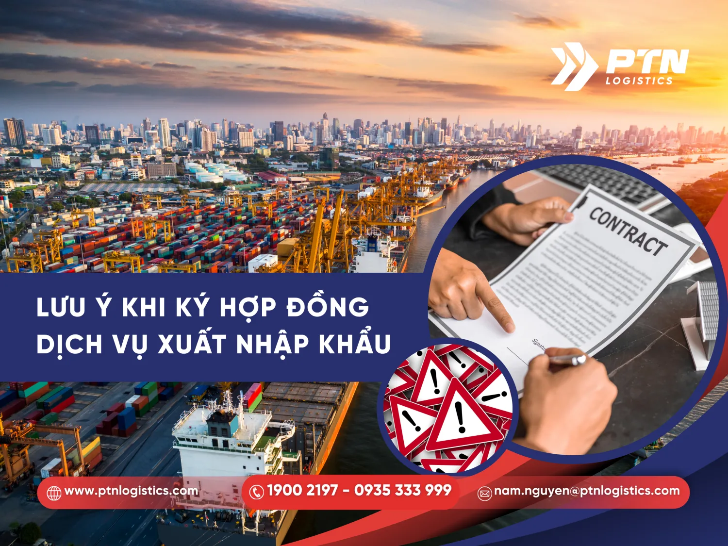Những lưu ý khi ký hợp đồng dịch vụ xuất nhập khẩu