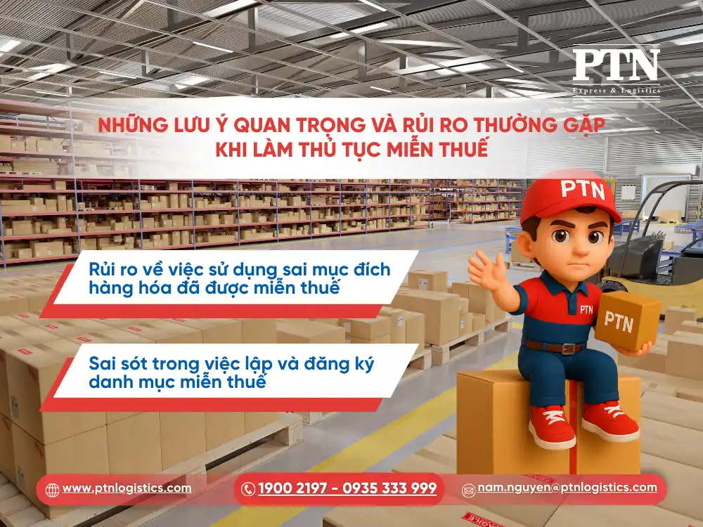 Những lưu ý quan trọng và rủi ro thường gặp khi làm thủ tục miễn thuế